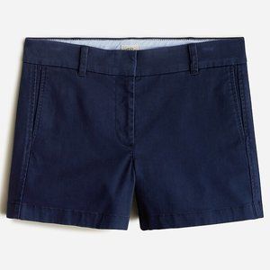 SOLD J. Crew Women's Shorts Chino 4in Stretch Navy Size 2 NWT
